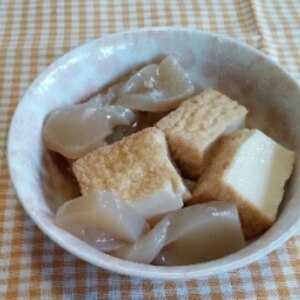 厚揚げとこんにゃくの煮物～冷蔵庫整理レシピ～